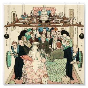 Impression Photo « Économie d'espace » par W Heath Robinson