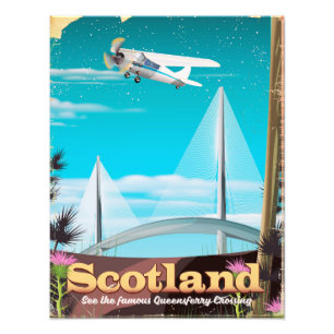 Impression Photo Ecosse Queensferry Crossing affiche de voyage