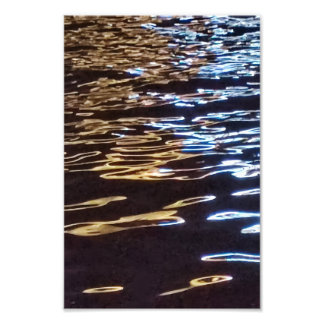 Impression Photo Écriture d'eau | Reflet abstrait de l'eau