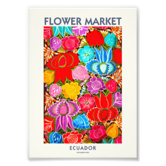 IMPRESSION PHOTO ECUADOR FLOWER MARKET | DIGITAL VERSION