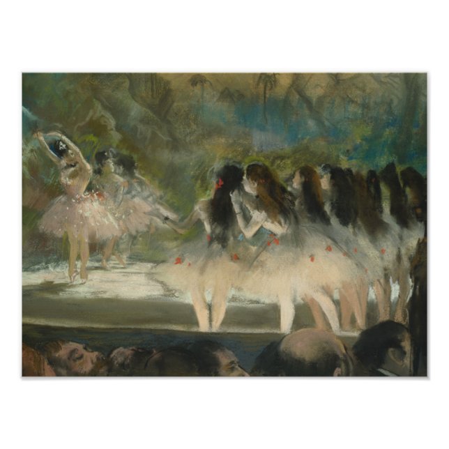 Impression Photo Edgar Degas - Ballet à l'Opéra de Paris (Devant)