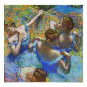 Impression Photo Edgar Degas - Danseurs Bleus