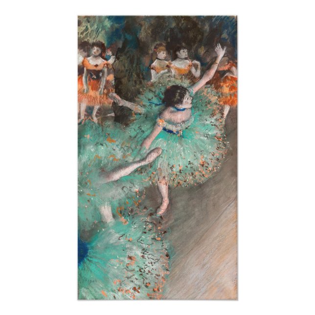 Impression Photo Edgar Degas - Danseuse basculant / Danseuse verte (Devant)