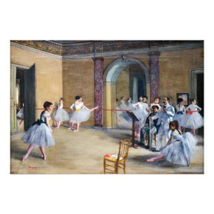 Impression Photo Edgar Degas - Foyer de danse, Opéra rue Le Peletie