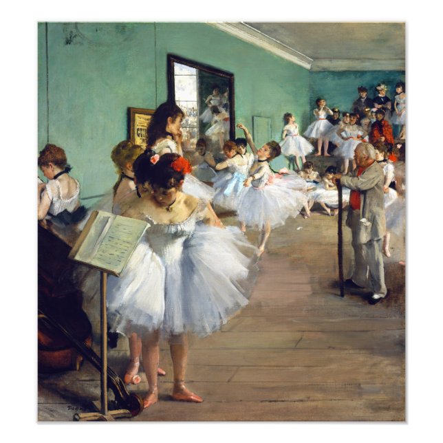 Impression Photo Edgar Degas - La Classe de danse (Devant)