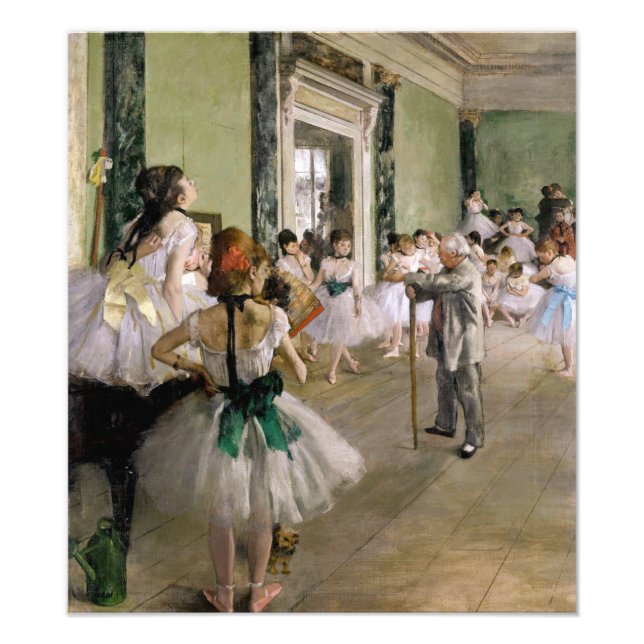 Impression Photo Edgar Degas - La Classe de danse (Devant)