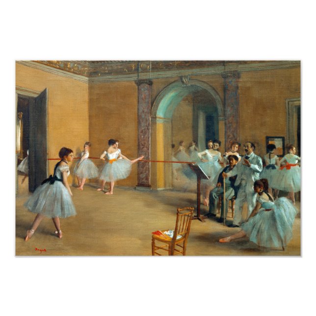 Impression Photo Edgar Degas Le Foyer de la Danse à l'Opéra (Devant)