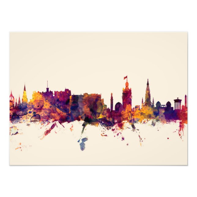 Impression Photo Édimbourg Scotland Skyline (Devant)