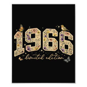 Impression Photo Édition limitée 60e anniversaire Floral 1966
