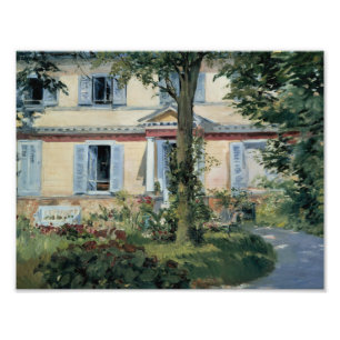 Impression Photo Edouard Manet - La Maison de Rueil