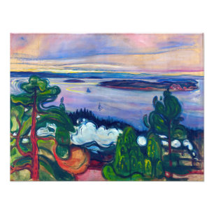 Impression Photo Edvard Munch - Fumée de train