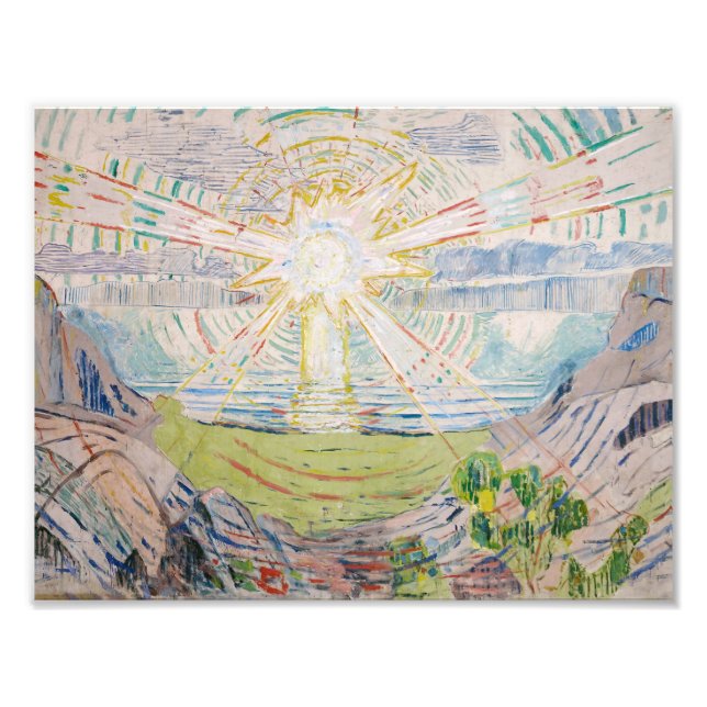 Impression Photo Edvard Munch - Le Soleil (Devant)