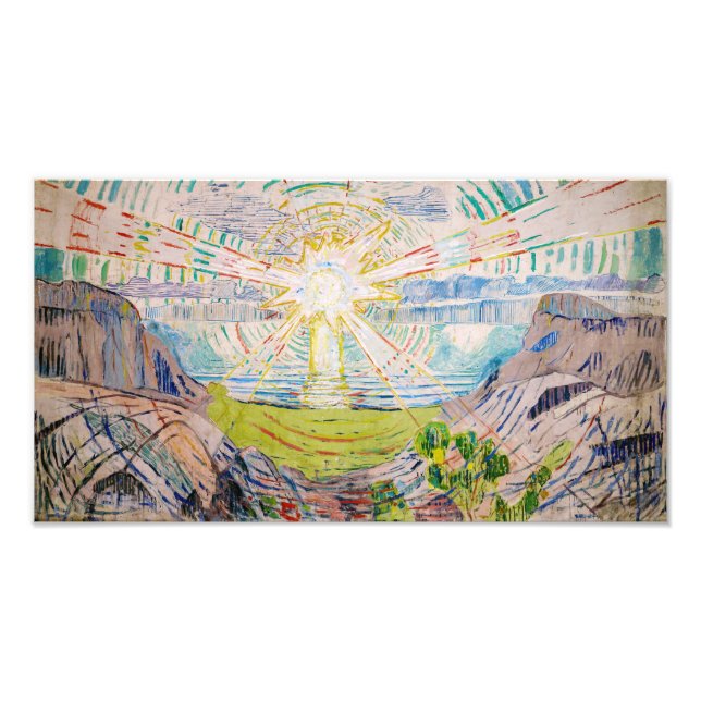 Impression Photo Edvard Munch - Le Soleil 1910 (Devant)