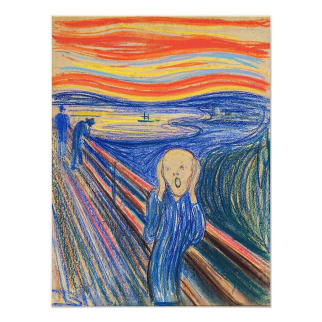 Impression Photo Edvard Munch - The Scream 1895 (Devant)