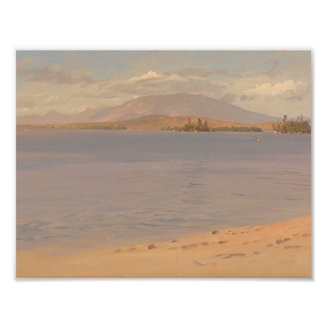 Impression Photo Église Frederic Edwin - Mont Katahdin du lac (Devant)