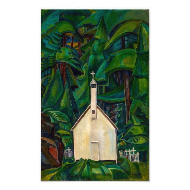 Impression Photo Église indienne | Emily Carr | (Devant)