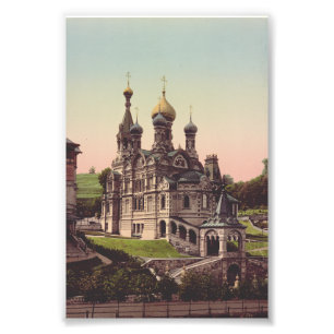 Impression Photo Église orthodoxe russe à Moscou