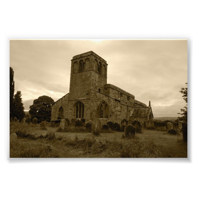 Impression Photo Église Sainte-Marie, Leake, Thirsk (Devant)