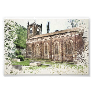 Impression Photo Église Sainte-Marie, Luddenden
