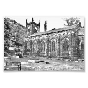 Impression Photo Église Sainte-Marie, Luddenden