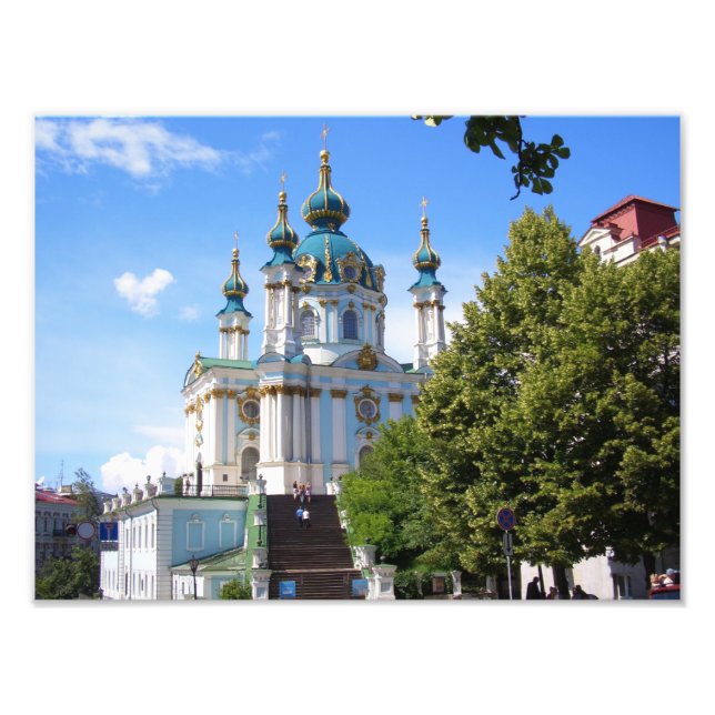 Impression Photo Eglise St Andrews, Kiev Ukraine (Devant)
