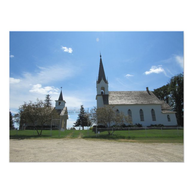 Impression Photo "Eglises Valley Grove" (Devant)