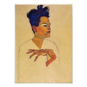 Impression Photo Egon Schiele Autoportrait Imprimer