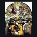 Impression Photo El Greco Enterrement du comte d'Orgaz Imprimer<br><div class="desc">El Greco Enterrement du comte d'Orgaz imprimé. Peinture à l'huile sur toile de 1587. L'une des plus grandes peintures d'El Greco, L'Enterrement du Comte d'Orgaz, représente l'inhumation de Don Gonzalo Ruiz, qui selon la tradition était un noble extrêmement pieux et charitable. À la mort de Ruiz, la légende suggère que...</div>