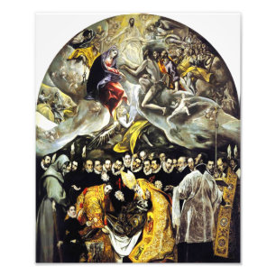 Impression Photo El Greco Enterrement du comte d'Orgaz Imprimer