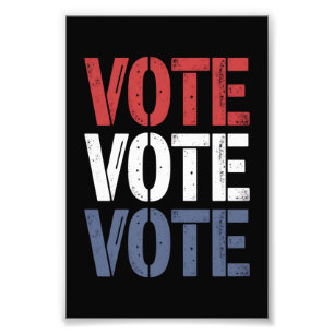 Impression Photo Élection Vote Politique Vote Inscription électoral