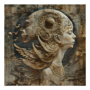 Impression Photo Élégance évolutive - Toile de beauté ancestrale Im