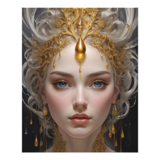 Impression Photo Elégante reine d'un Fairyland