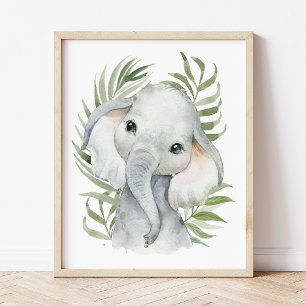 Impression Photo Éléphant, Animaux de la Jungle, Animaux Safari, Pa