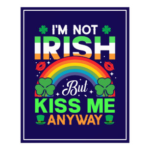 Impression Photo embrassez-moi quand même irish humour design-63942