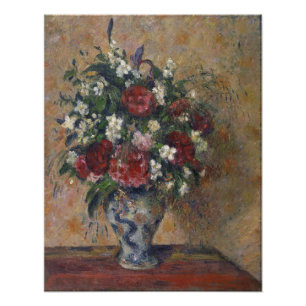 Impression Photo Encore la vie avec les pivoines et la fausse orang