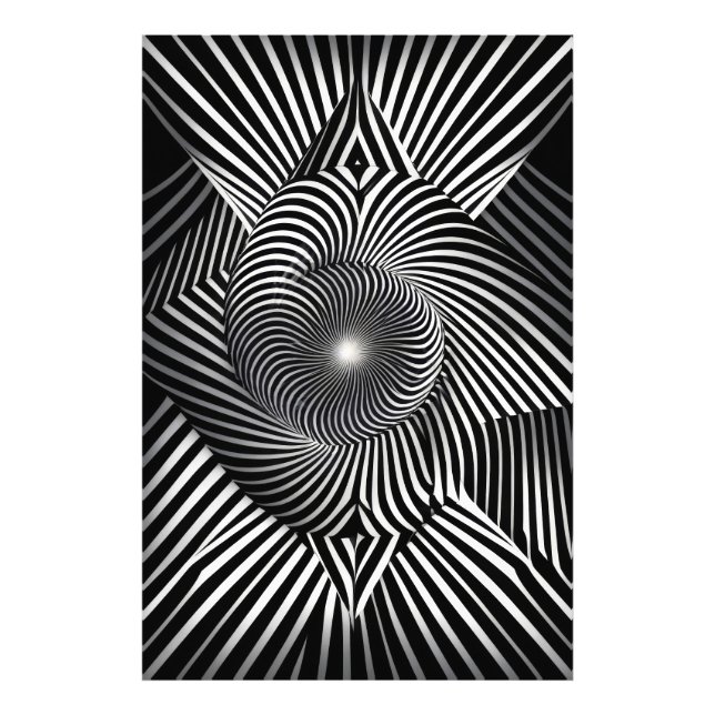 Impression Photo Entre les lignes et les dimensions (Devant)