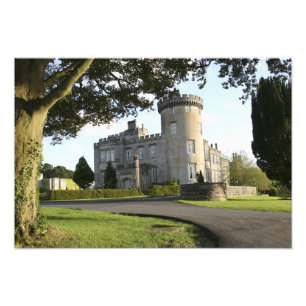 Impression Photo Entrée côté château de Dromoland sans personne