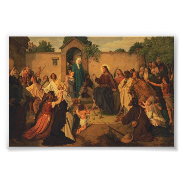 Impression Photo Entrée de Jésus-Christ à Jérusalem  (Devant)