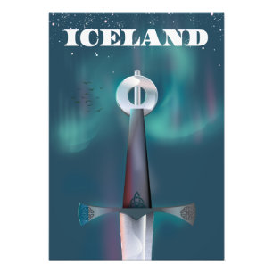 Impression Photo Épée médiévale d'Islande