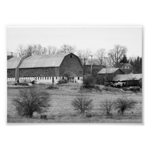 Impression Photo Épreuve photographique noire et blanche de la