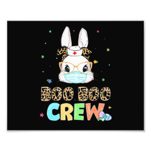 Impression Photo Équipage Boo Boo Lapin Infirmière Pâques Léopard L