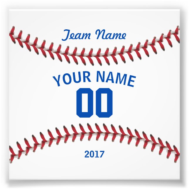 Impression Photo Équipe de baseball Sport (Devant)