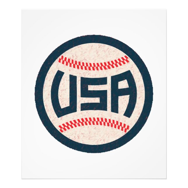 Impression Photo Équipe de baseball USA (Devant)