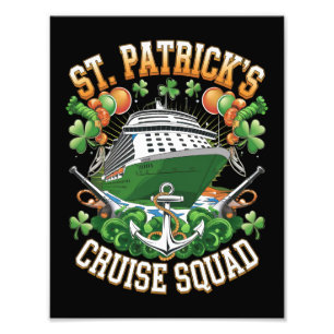 Impression Photo Équipe de croisière de la Saint-Patrick 2025 tenue