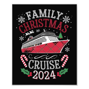 Impression Photo Équipe de croisière de Noël 2024 en famille