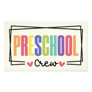 Impression Photo Équipe de maternelle Équipe préscolaire