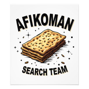 Impression Photo Équipe de recherche Afikoman Hanoukka Jewish Food