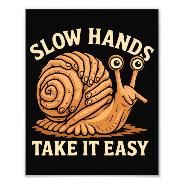 Impression Photo Escargot artisanal style escargot (Devant)