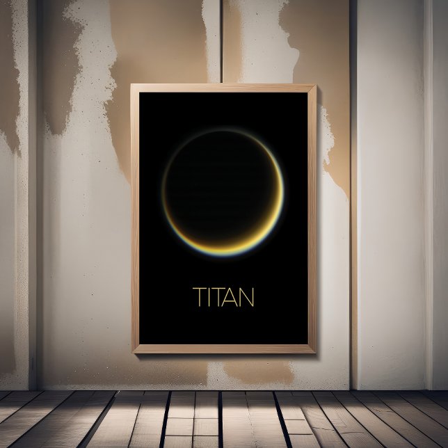 Impression Photo Espace Extérieur, Cosmos, Système Solaire, Titan L (Créateur téléchargé)