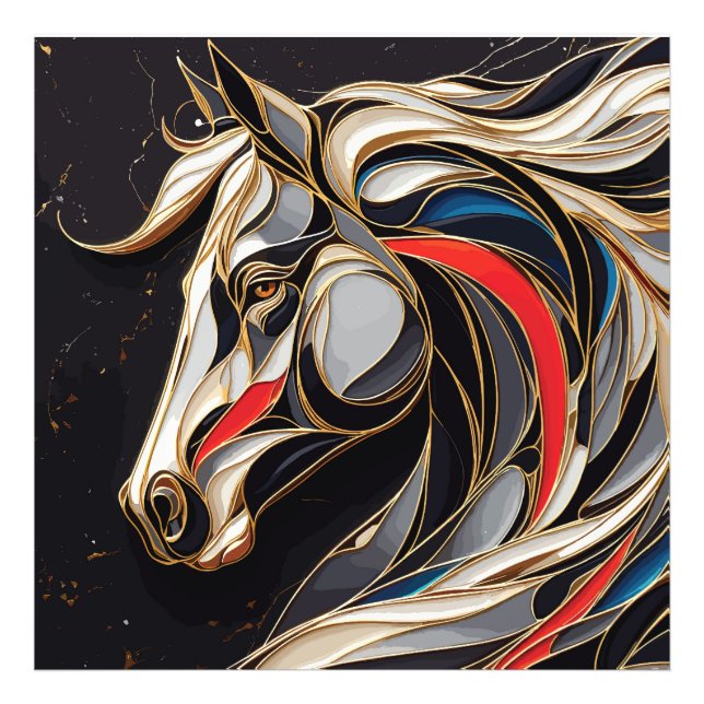 Impression Photo Esprit Stallion coloré (Devant)